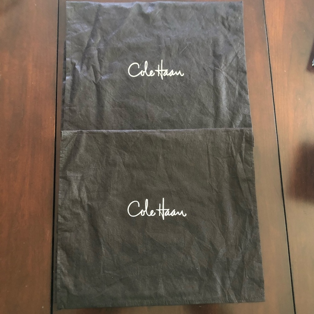 Pair of Cole Hahn Double Shoe Dust Bags